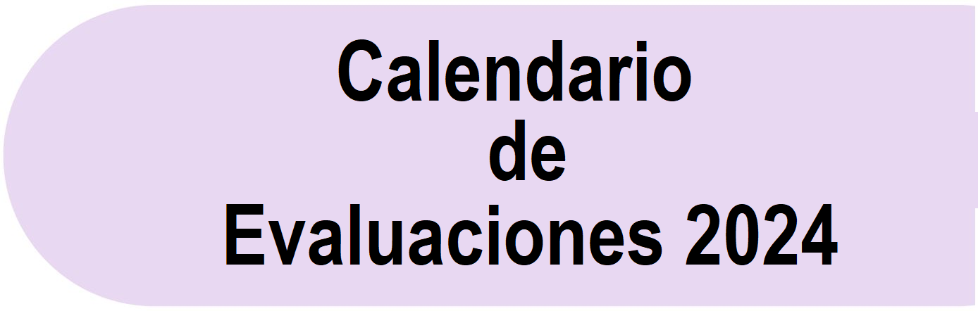 calendario de evaluaciones 2024
